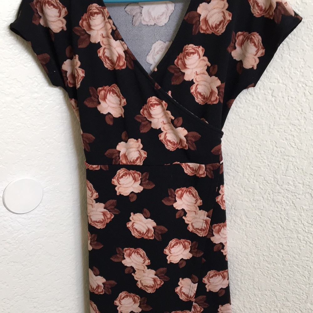 Flower printed dress